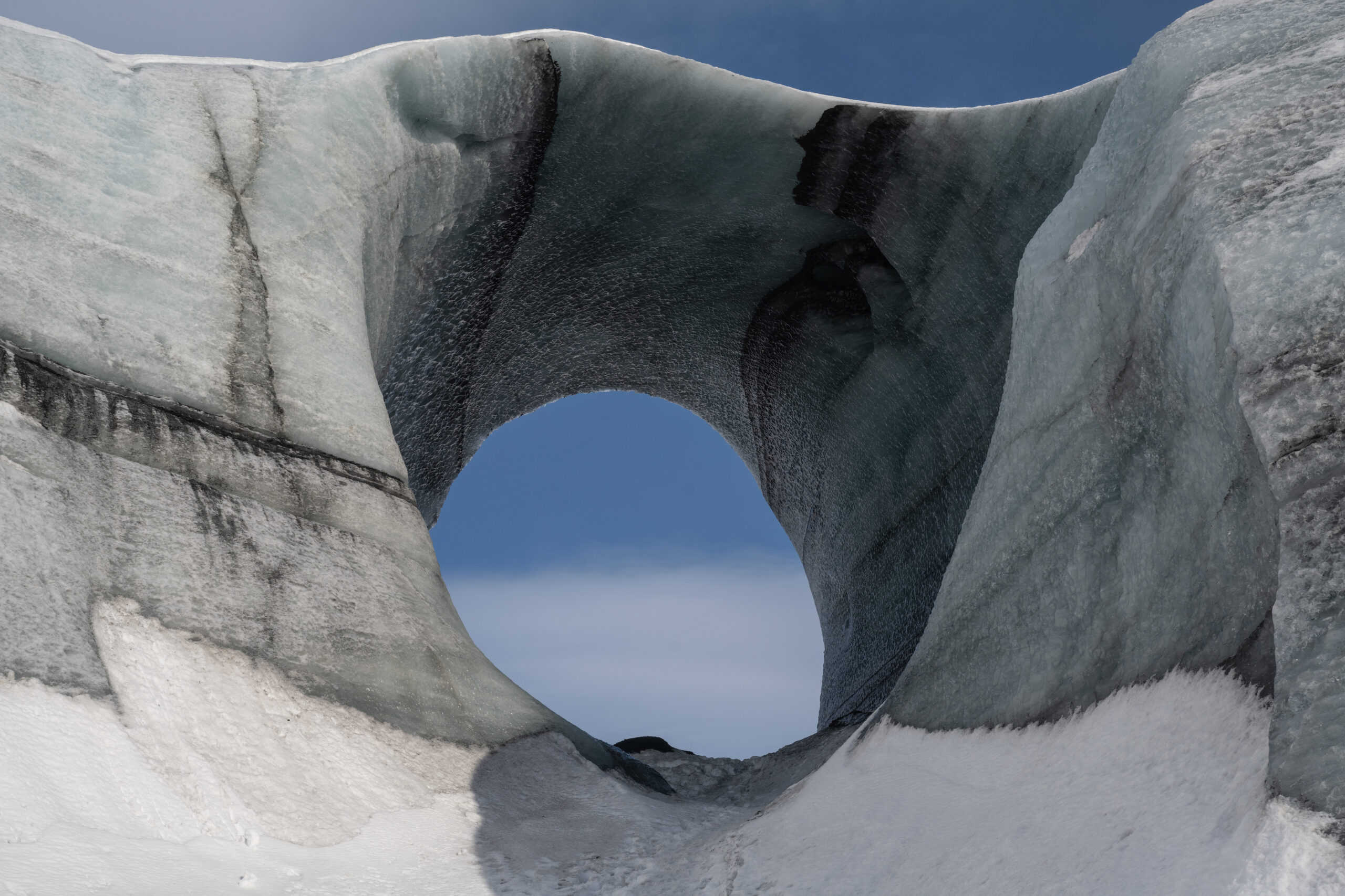 Ice Cave at Myrdalsjokull Glacier 1